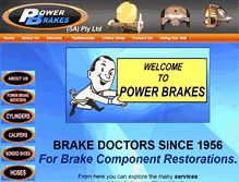 Tablet Screenshot of powerbrakes.com.au